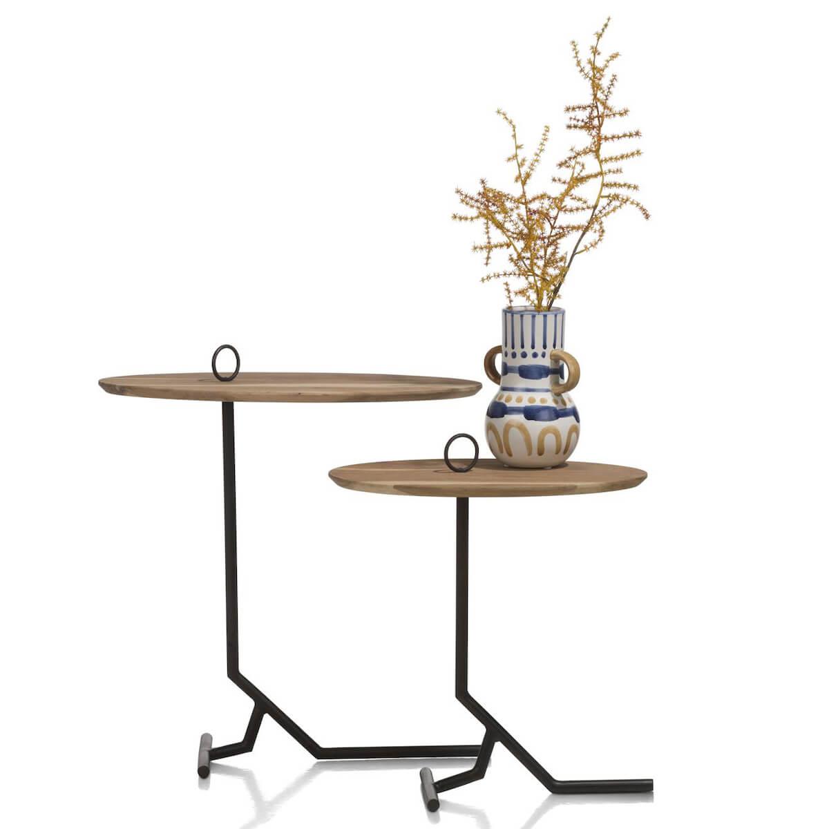 Table d’appoint 2pcs NYLAH Coco Maison
