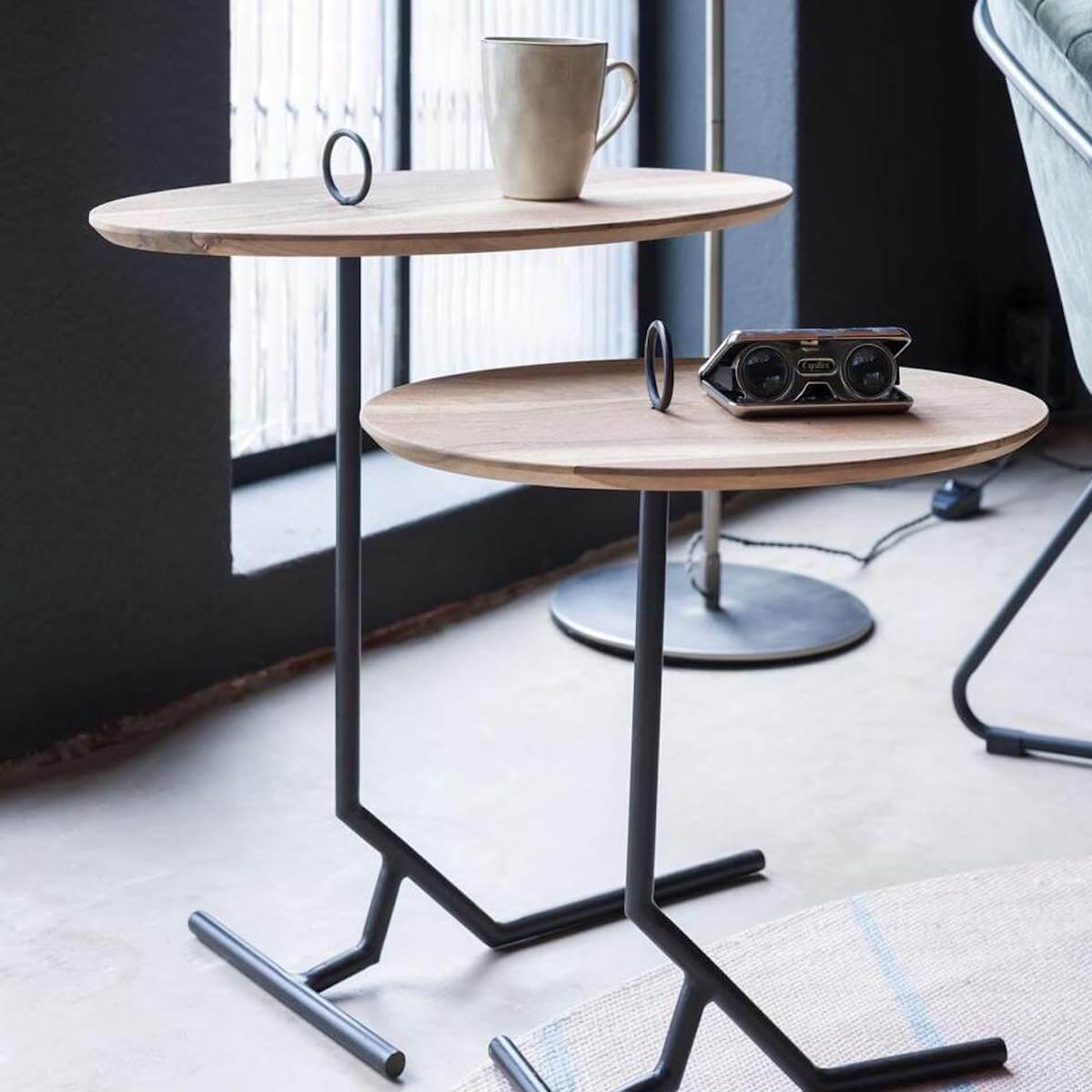 Table d’appoint 2pcs NYLAH Coco Maison