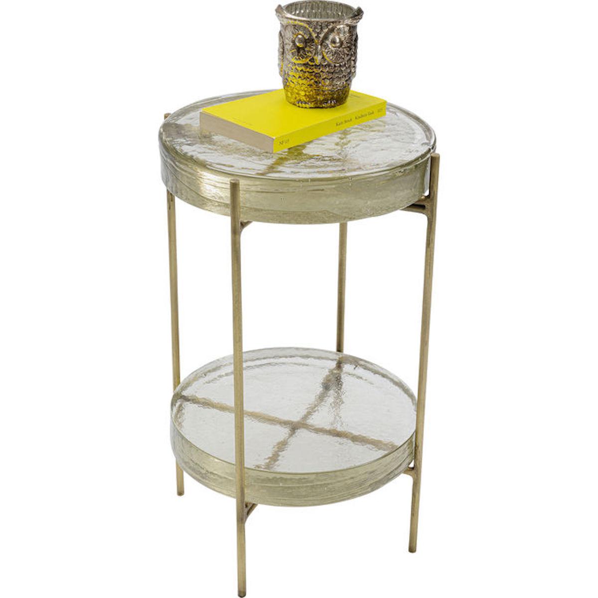 Table d'appoint 30cm ICE DOUBLE Kare Design