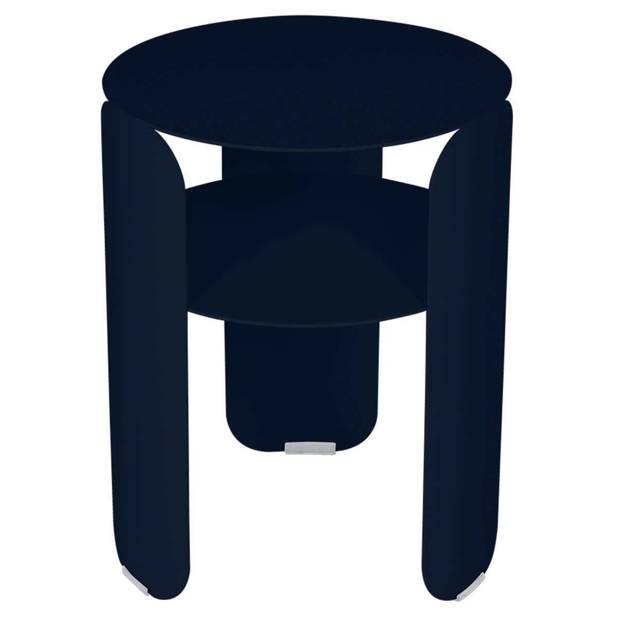 Table d’appoint 35cm BEBOP Fermob bleu abysse