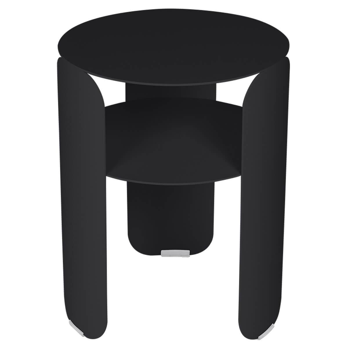 Table d’appoint 35cm BEBOP Fermob carbone