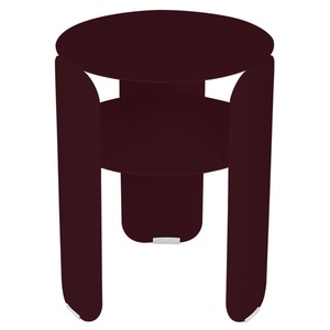 Table d'appoint 35cm BEBOP Fermob cerise noire
