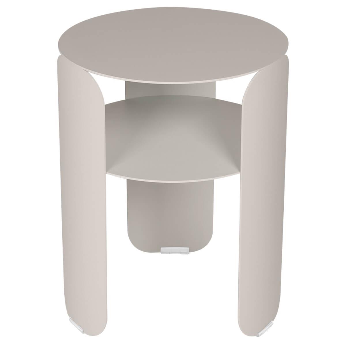 Table d’appoint 35cm BEBOP Fermob gris argile