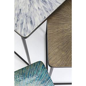 Table d'appoint 3pc RAY Kare Design carré