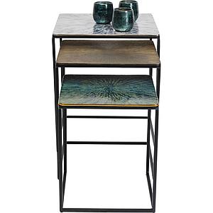 Table d'appoint 3pc RAY Kare Design carré