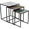 Table d'appoint 3pc RAY Kare Design carré