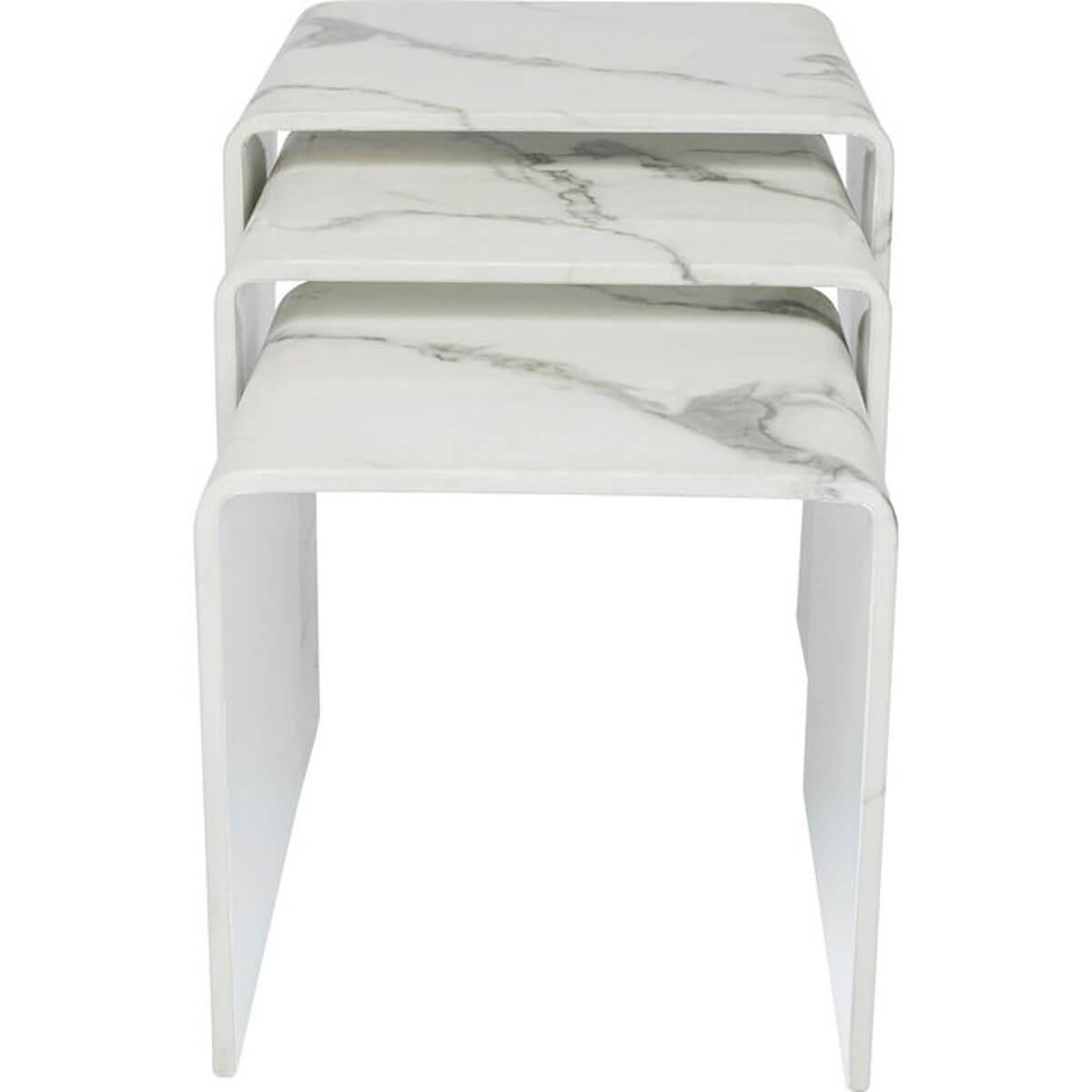 Table d'appoint 3pcs MOONRAKER Kare Design