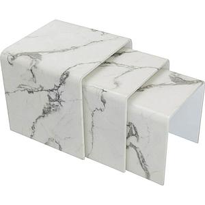 Table d'appoint 3pcs MOONRAKER Kare Design