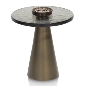 Table d'appoint 41x41x43cm ELOY Henders & Hazel verre