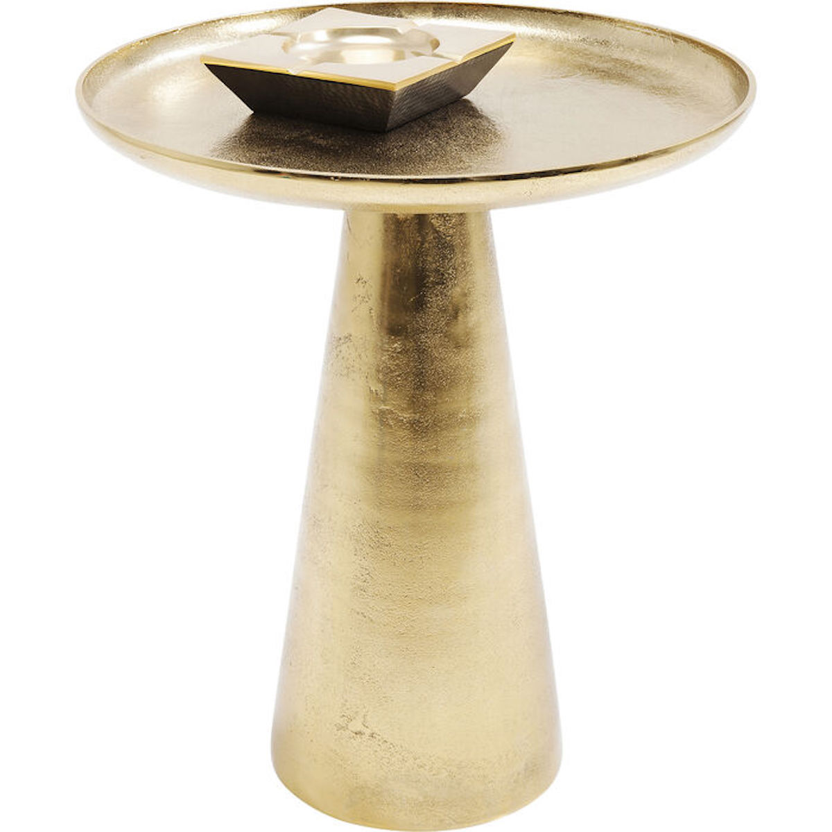 Table d'appoint 45cm PLATEAU UNO Kare Design laiton