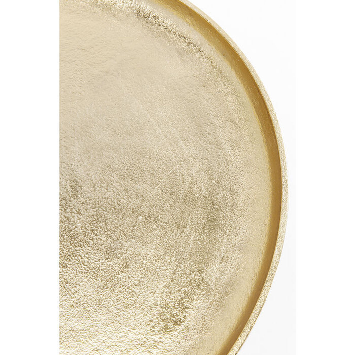 Table d'appoint 45cm PLATEAU UNO Kare Design laiton