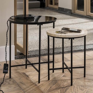 Table d'appoint 50cm NATHAN Coco Maison Anthracite