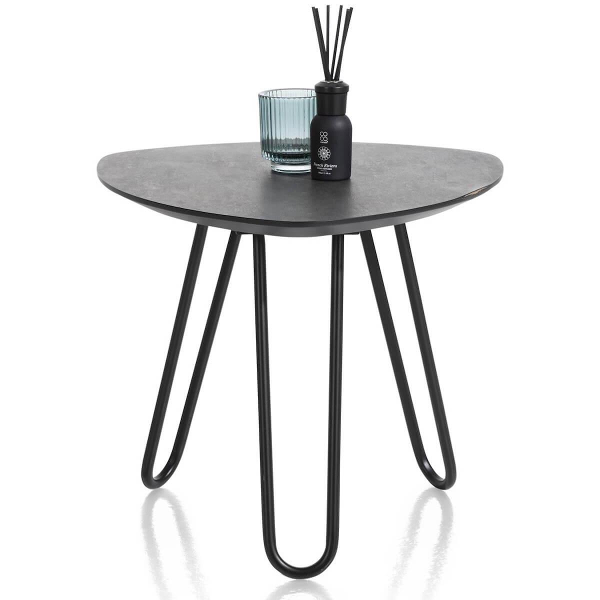 Table d'appoint 52x53cm MASURA Xooon anthracite