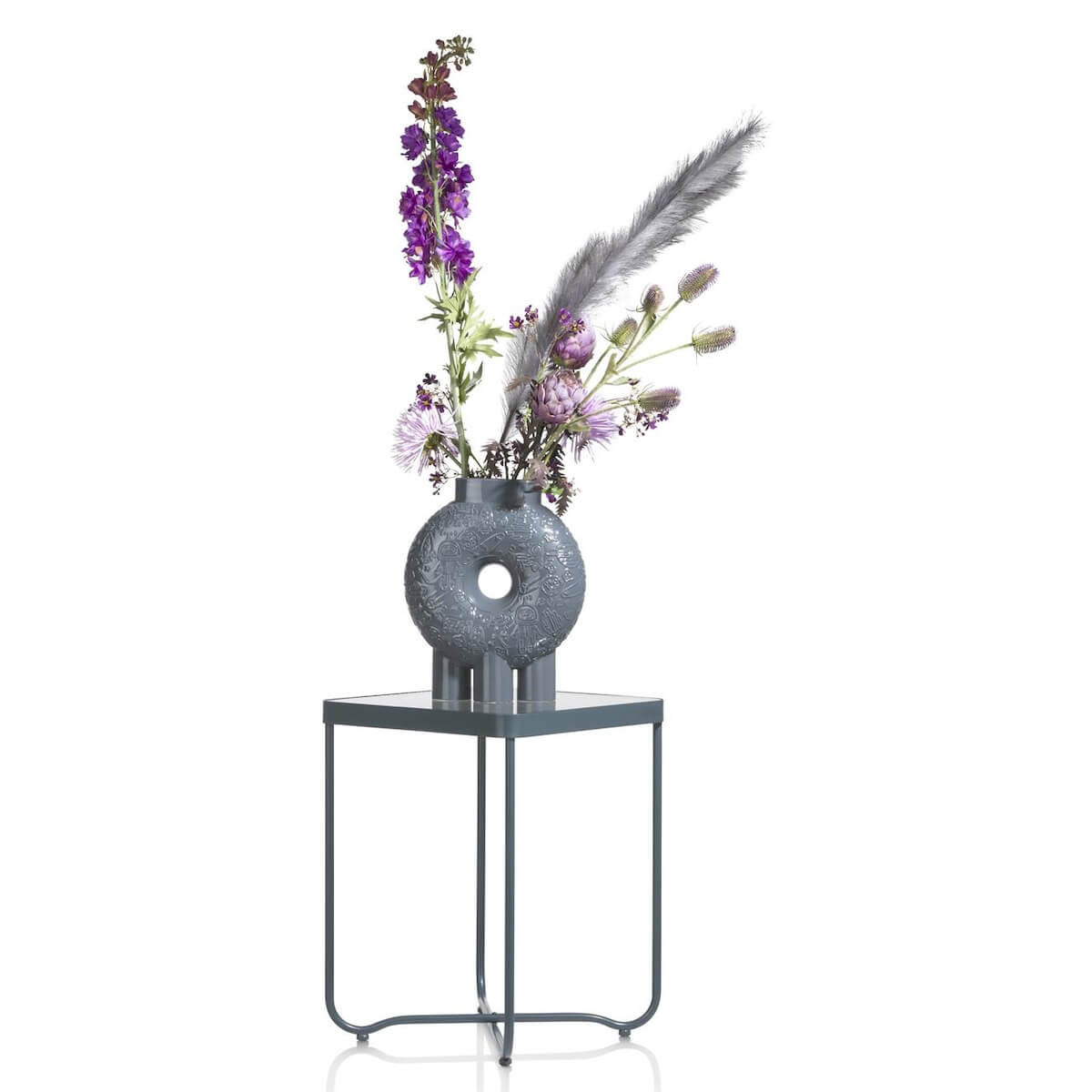 Table d'appoint 60cm EZRA Coco Maison Anthracite