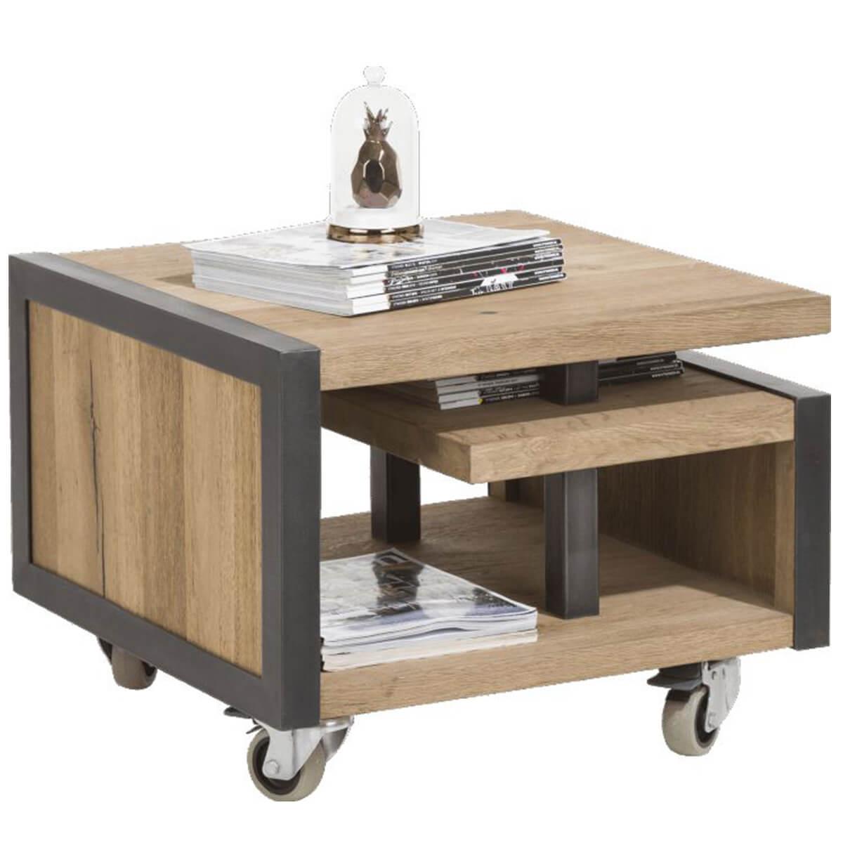 Table d'appoint 60x60cm METALO Henders & Hazel