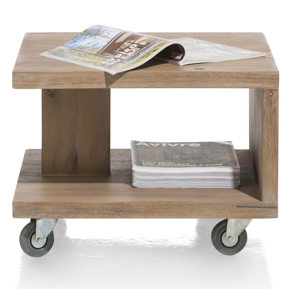 Table d'appoint BOX Henders & Hazel Tramwood vintage grey