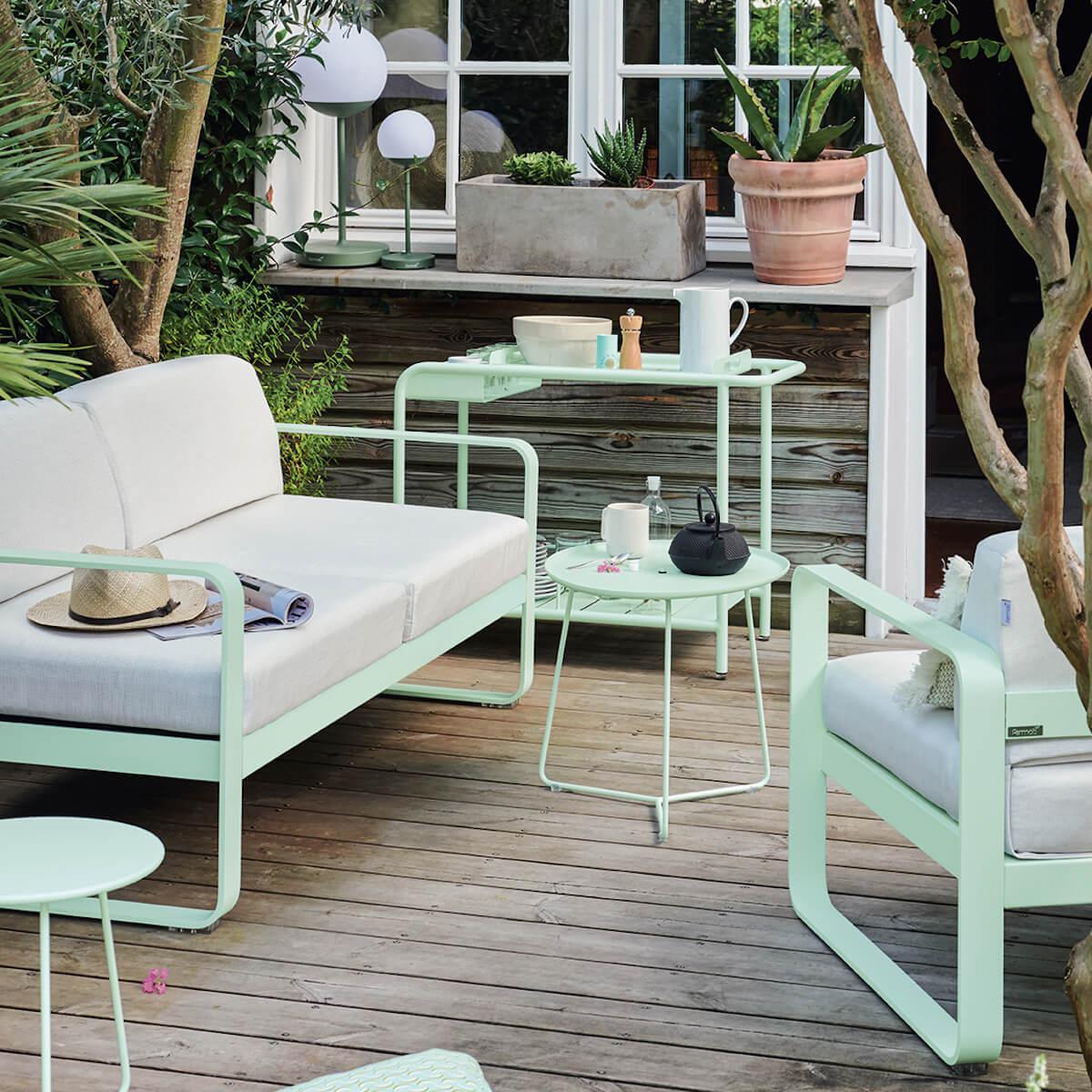 Table d'appoint COCOTTE Fermob bleu abysse