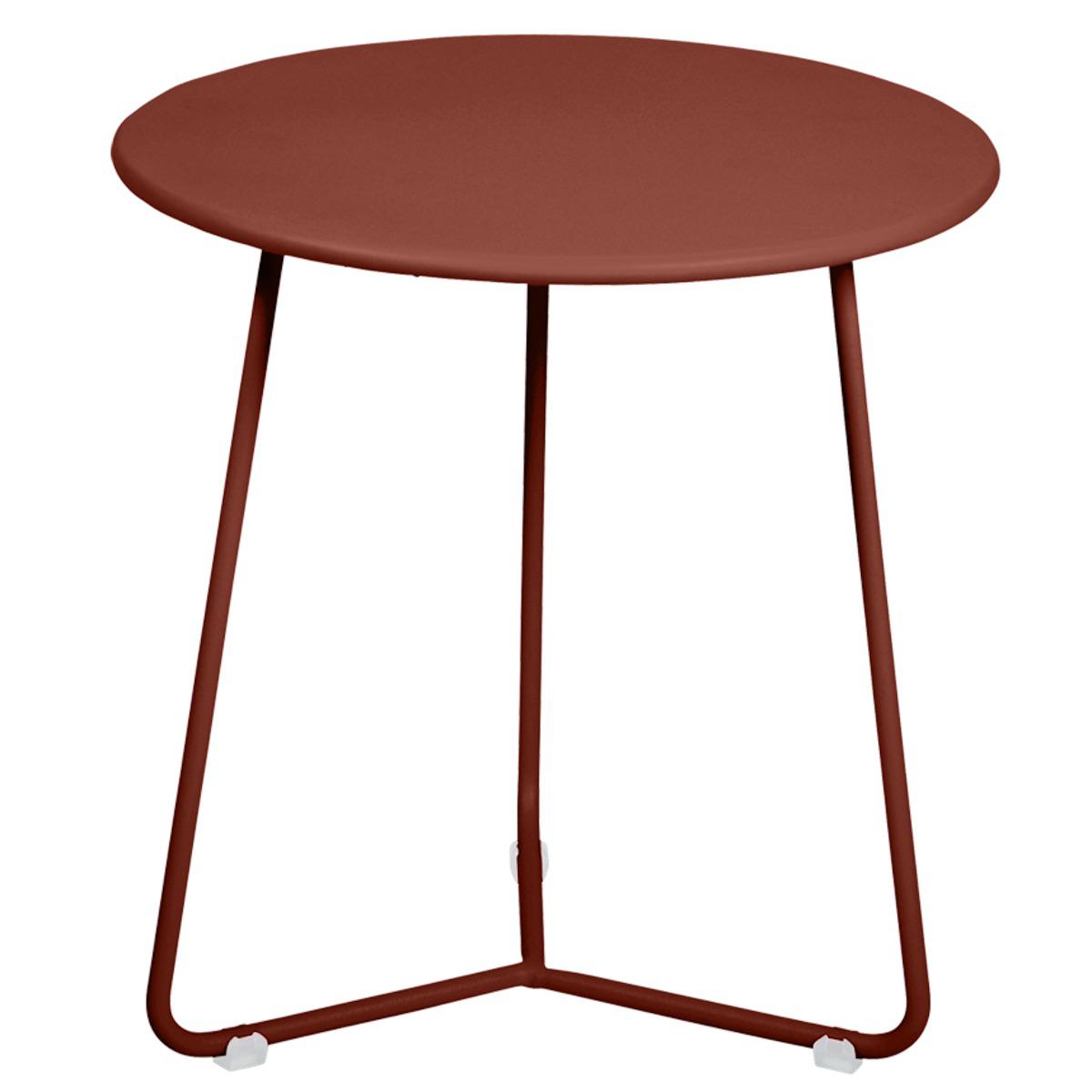 Table d'appoint COCOTTE Fermob rouge ocre