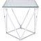 Table d'appoint Cristallo 50x50cm Kare Design