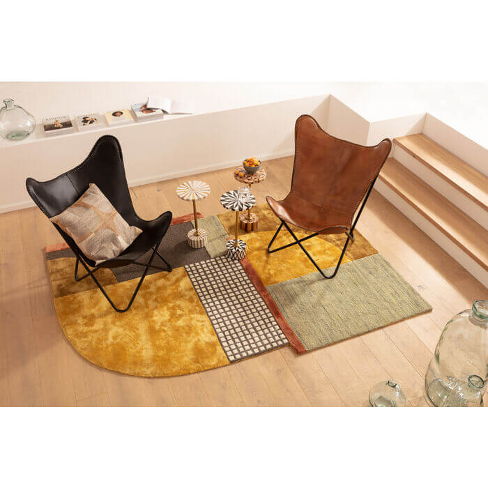 Table d'appoint DOMERO GEO Kare Design laiton 25cm
