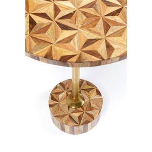 Table d'appoint DOMERO GEO Kare Design laiton 40cm