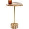 Table d'appoint DOMERO GEO Kare Design laiton 40cm