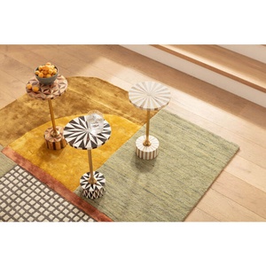 Table d'appoint DOMERO STAR Kare Design noir/blanc 25cm