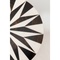 Table d'appoint DOMERO STAR Kare Design noir/blanc 25cm