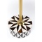 Table d'appoint DOMERO STAR Kare Design noir/blanc 40cm