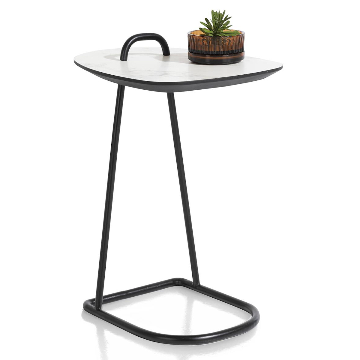Table d'appoint-laptop MASURA Xooon marbre blanc