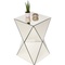 Table d'appoint Luxury Triangle champagne Kare Design