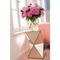 Table d'appoint Luxury Triangle champagne Kare Design