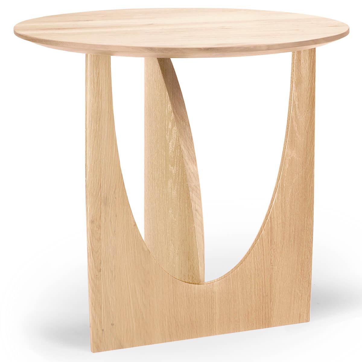 Table d'appoint ronde 51cm GEOMETRIC Ethnicraft chêne