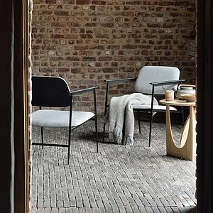 Table d'appoint ronde 51cm GEOMETRIC Ethnicraft chêne