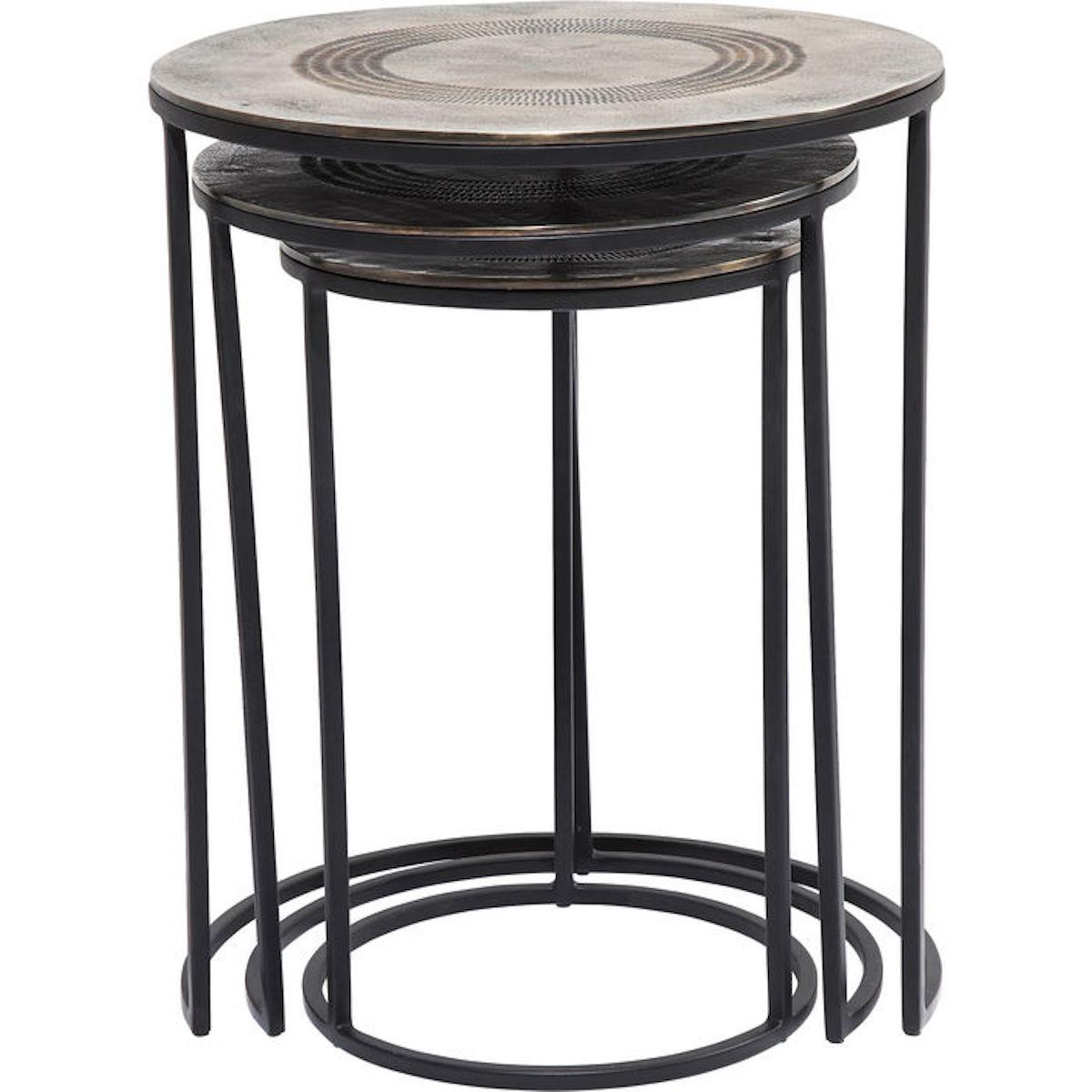 Table d’appoint set MARRAKESH Kare Design