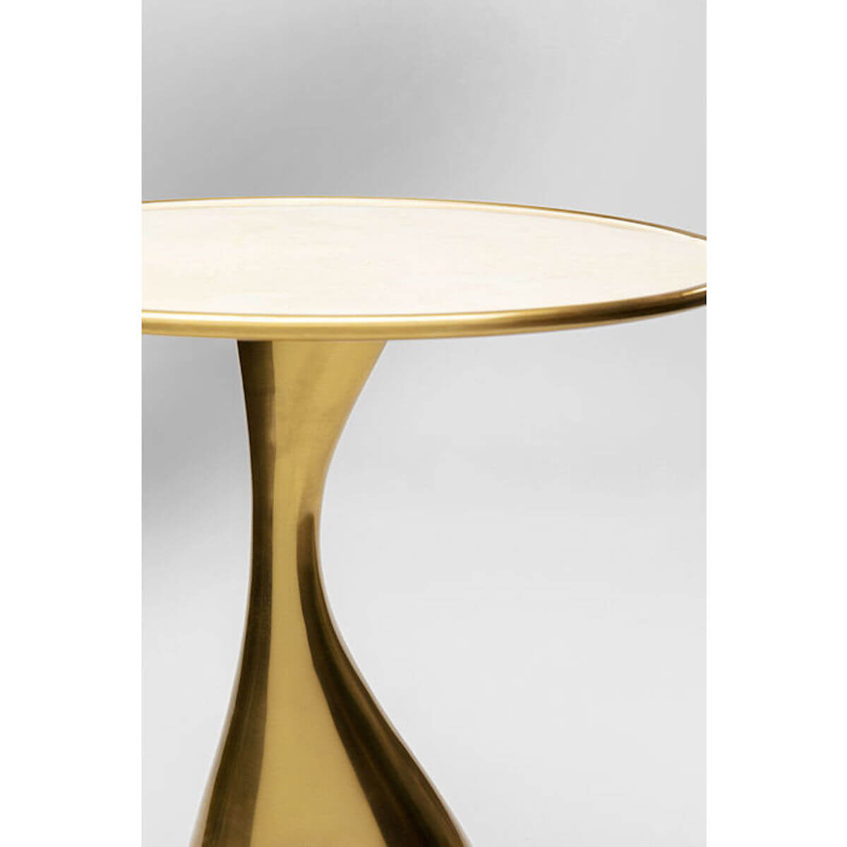 Table d'appoint SPACEY dorée 36cm Kare Design