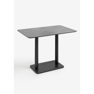 Table de bar 120x75 cm BREST Coco Maison noir/anthracite