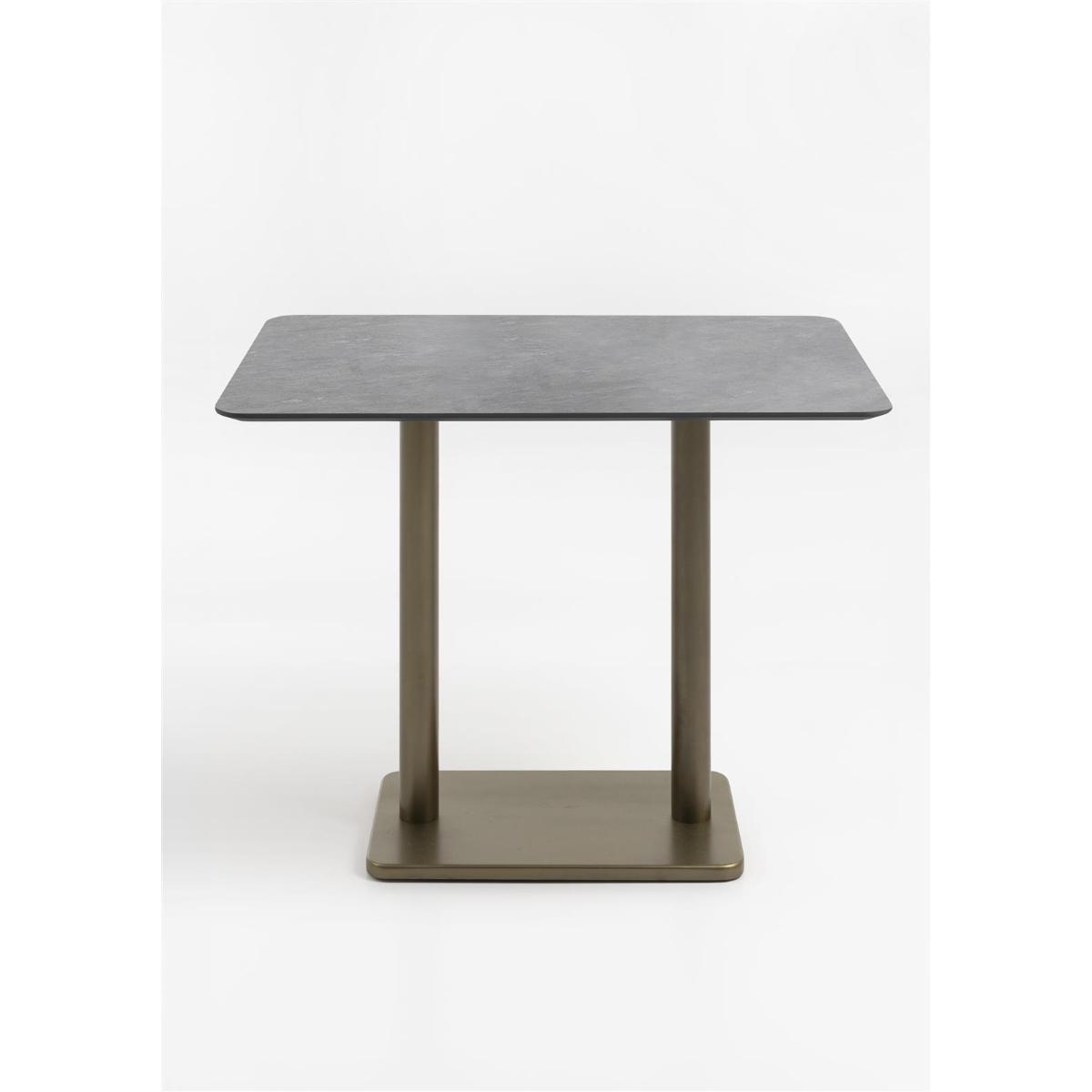 Table de bar 120x75cm BREST Coco Maison or/anthracite