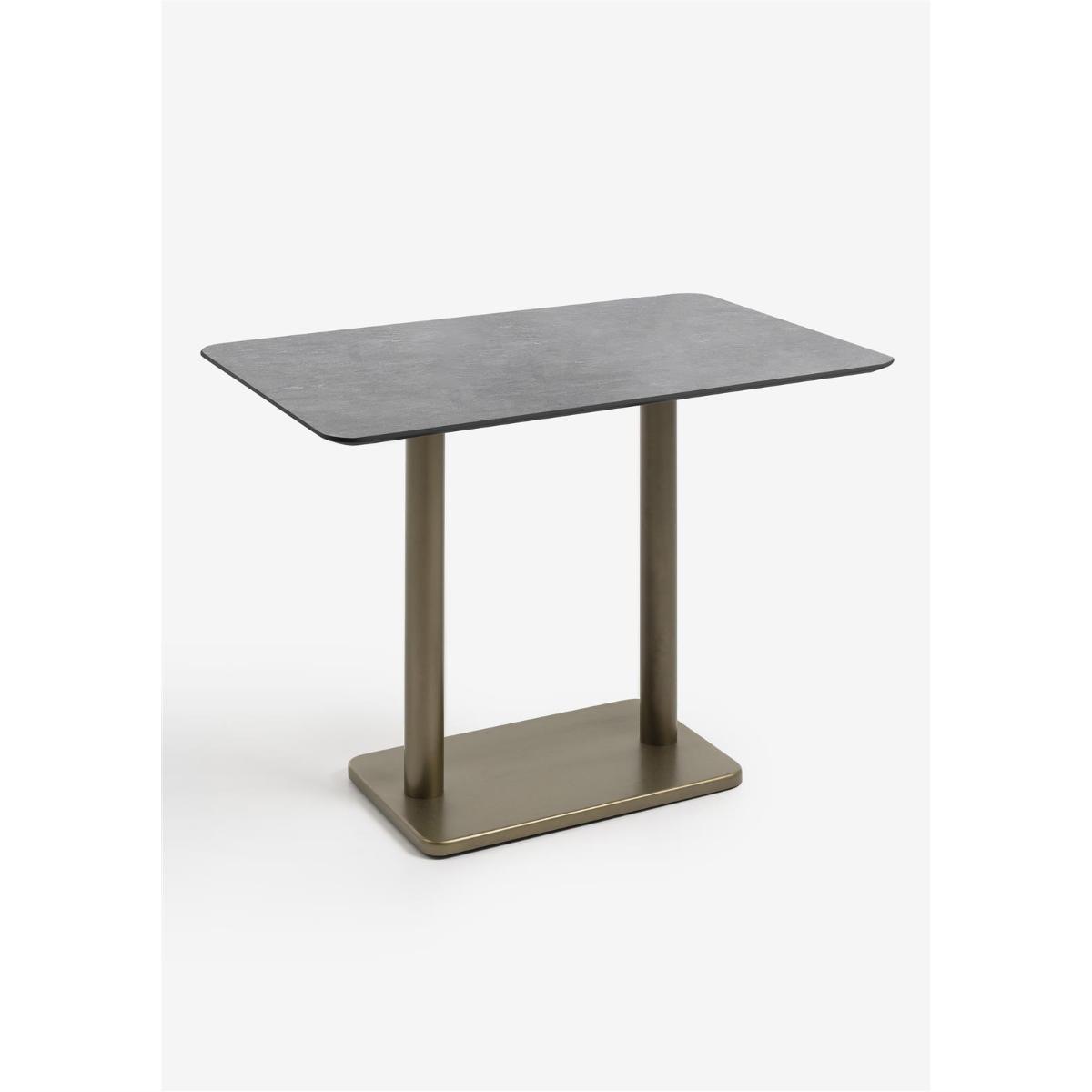 Table de bar 120x75cm BREST Coco Maison or/anthracite