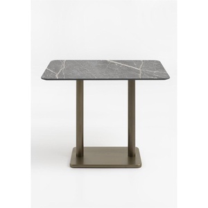 Table de bar 120x75cm BREST Coco Maison or/gris clair