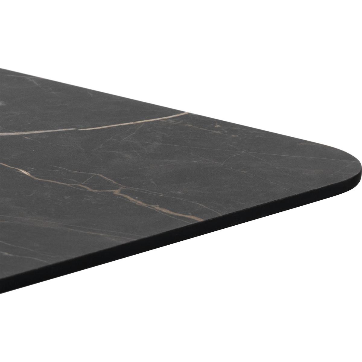 Table de bar 120x75cm BREST Coco Maison or/onyx