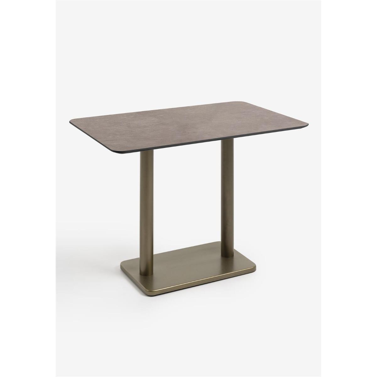 Table de bar 120x75cm BREST Coco Maison or/rouille
