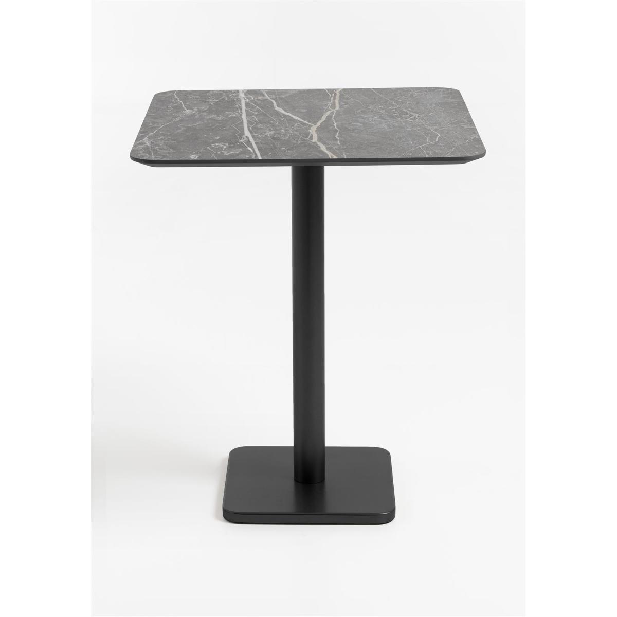 Table de bar 75x75cm BREST Coco Maison noir/gris clair