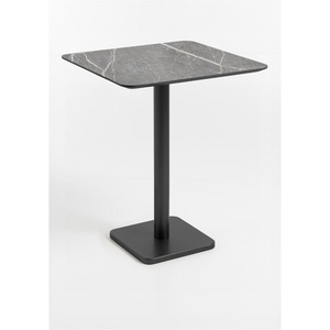 Table de bar 75x75cm BREST Coco Maison noir/gris clair
