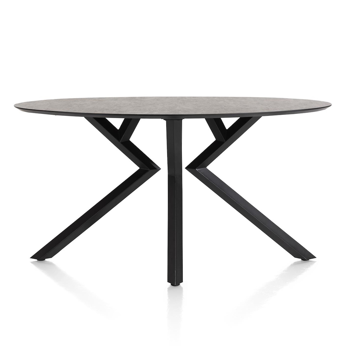 Table de bar elipse 180x100x92cm MASURA Xooon Anthracite