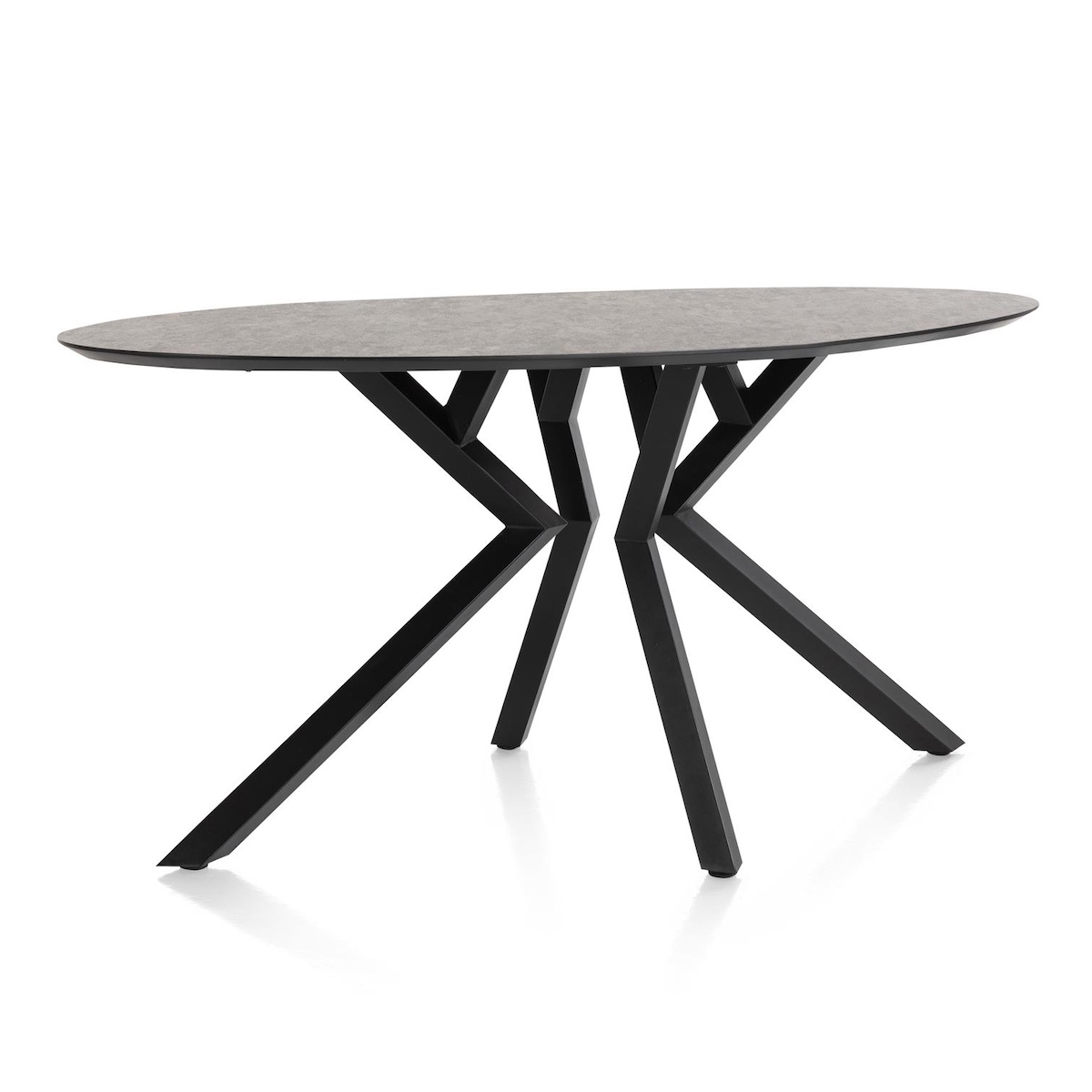Table de bar elipse 180x100x92cm MASURA Xooon Anthracite