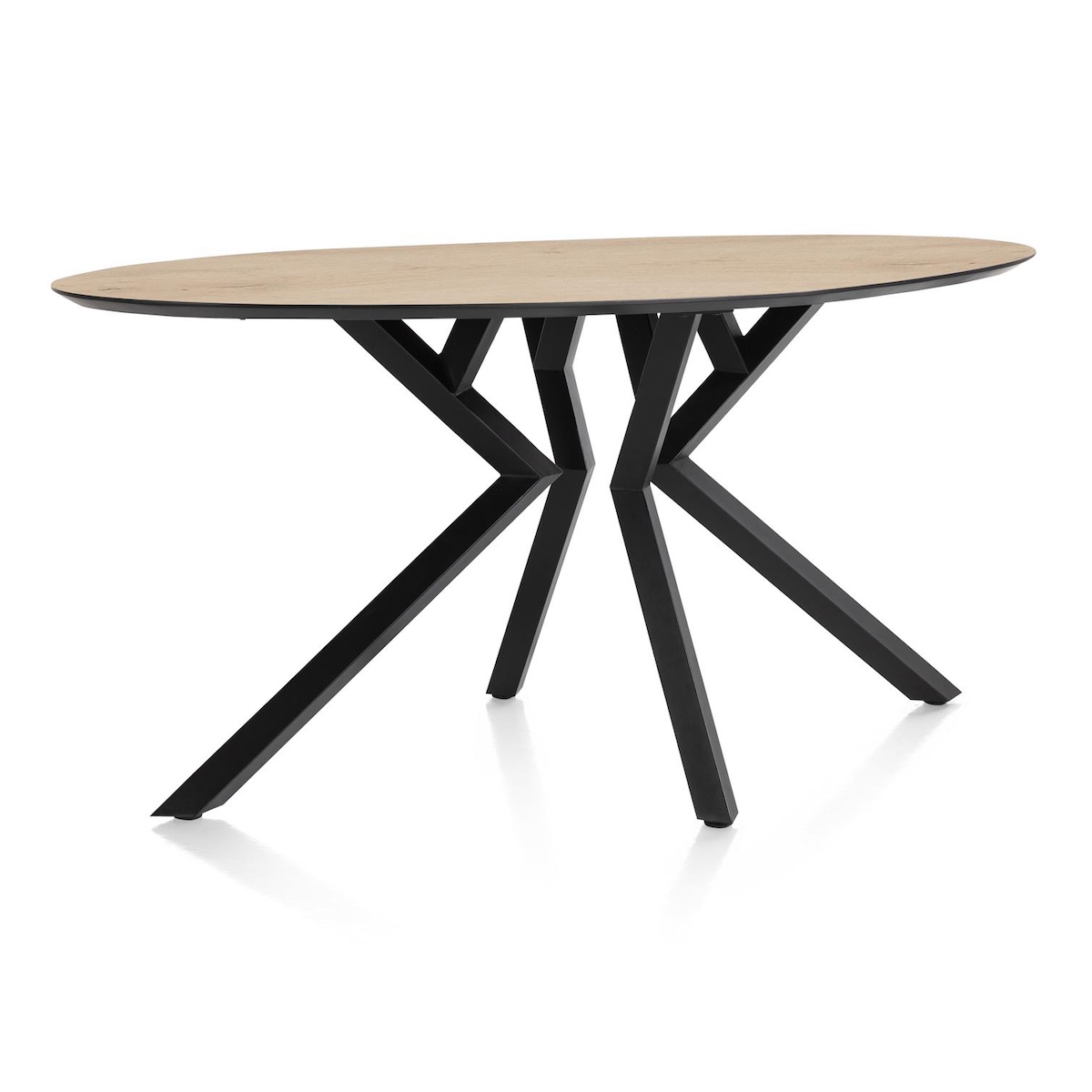Table de bar elipse 180x100x92cm MASURA Xooon Chêne Naturel