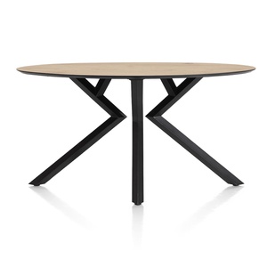 Table de bar elipse 180x100x92cm MASURA Xooon Chêne Naturel