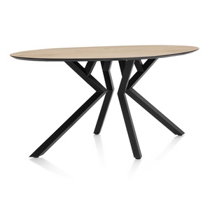 Table de bar elipse 180x100x92cm MASURA Xooon Chêne Naturel