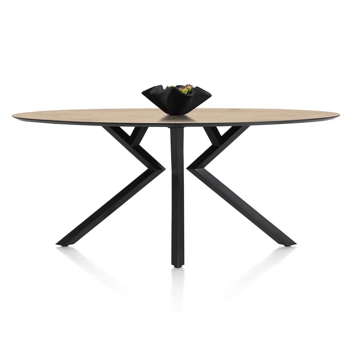 Table de bar elipse 220x105x92cm MASURA Xooon Chêne Naturel